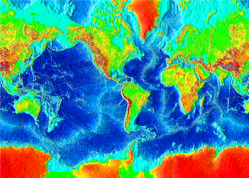 topography of Earth